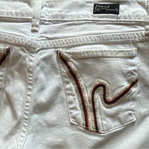 Citizens of Humanity Crochet 234 White Boot Cut